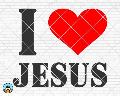 I Love Jesus SVG