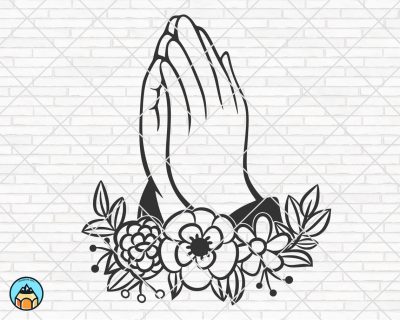 Praying Hands SVG