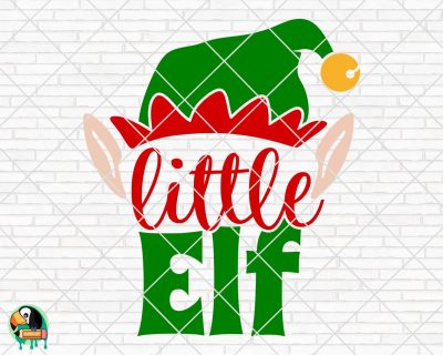 Little Elf Christmas SVG