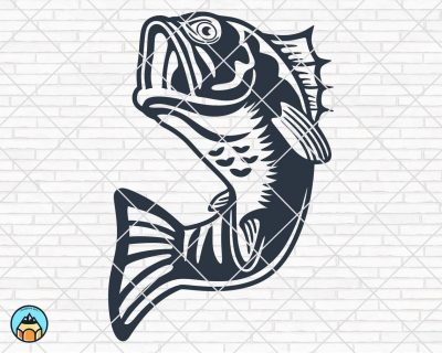 Bass Fish SVG