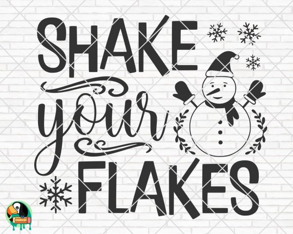 Shake Your Flakes SVG