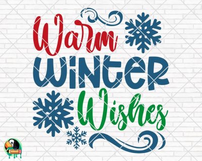 Warm Winter Wishes SVG