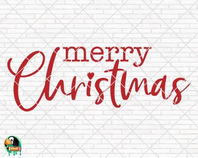 Merry Christmas Sign SVG