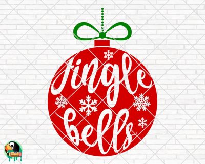 Jingle Bells Bauble SVG