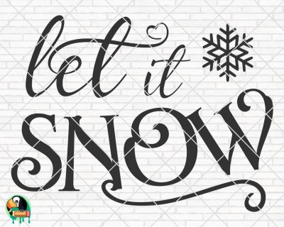 Let It Snow SVG