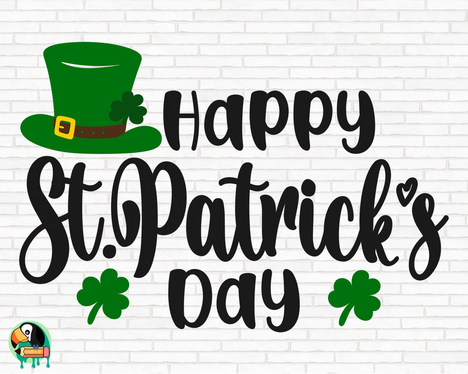 Free Happy Saint Patrick's Day SVG