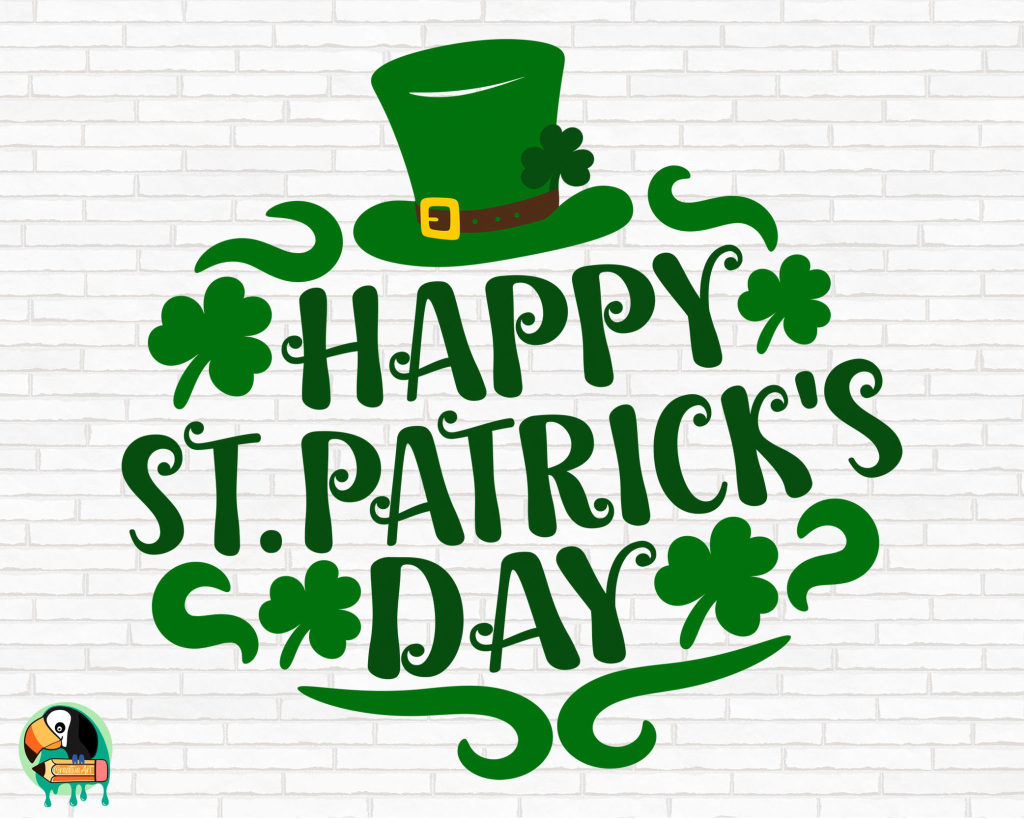 Free Happy St Patrick's Day SVG